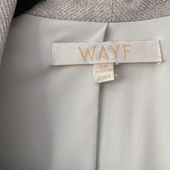 NWT WAYF silver suit size XS - Picture 9 of 9